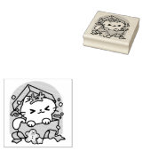 Tampons Encreurs Fête de Noël avec Purr-ty Time Cat (Tamponné)