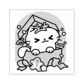 Tampons Encreurs Fête de Noël avec Purr-ty Time Cat (Impression)