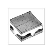 Tampons Encreurs Feu de camp S'mores Chocolat Marshmallow grillé (Impression)