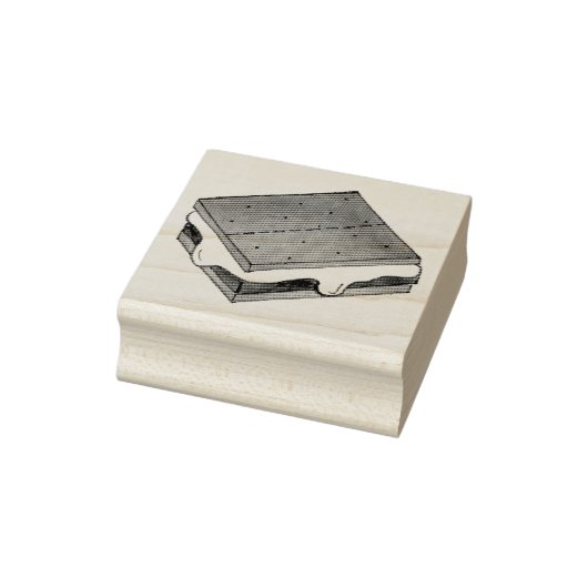 Tampons Encreurs Feu de camp S'mores Chocolat Marshmallow grillé (Tampon)