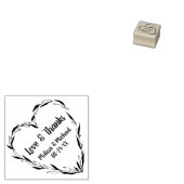 Tampons Encreurs Feuille de Laurel couronne cardiaque | MERCI MARIA (Tamponné)