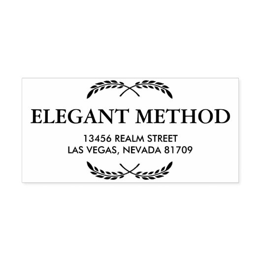 Tampons Encreurs Feuille élégant (Impression)