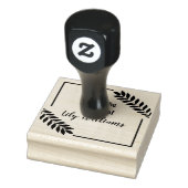 Tampons Encreurs Feuille Tropicale De La Bibliothèque De Plaques (Tampon)