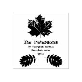 Tampons Encreurs Feuilles automnales, ajouter des informations, ren (Impression)
