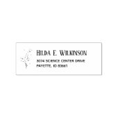 Tampons Encreurs Feuilles botaniques simples et élégants Adresse de (Impression)