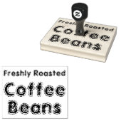 Tampons Encreurs Fèves de café fraîchement rôties (Tamponné)