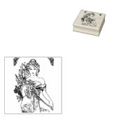 Tampons Encreurs Fille Art nouveau - Mucha (Tamponné)