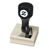 Tampons Encreurs Fille avec une perle d'oreille Portrait Peinture (Tampon)