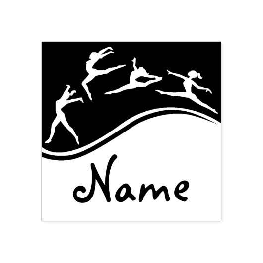 Tampons Encreurs Filles Gymnastique Timbre en caoutchouc (Impression)