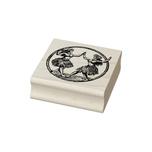 Tampons Encreurs Filles Hawaii Hula Timbre en caoutchouc (Tampon)