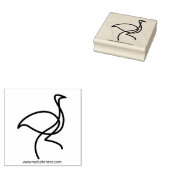 Tampons Encreurs Flamant rose d'art simple pour oiseaux (Tamponné)