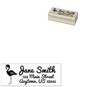 Tampons Encreurs Flamant rose personnalisé Tropical Island Bird Adr (Tamponné)