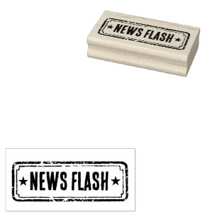 Tampons Encreurs Flash d'Infos en Distresse sur le thème du Journal
