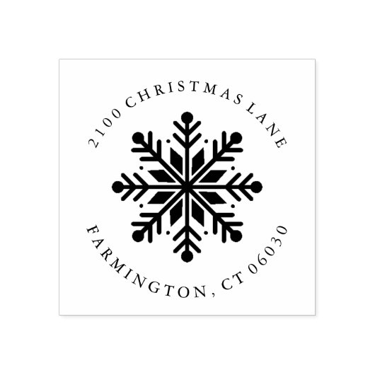 Tampons Encreurs Flèche-neige de vacances (Impression)