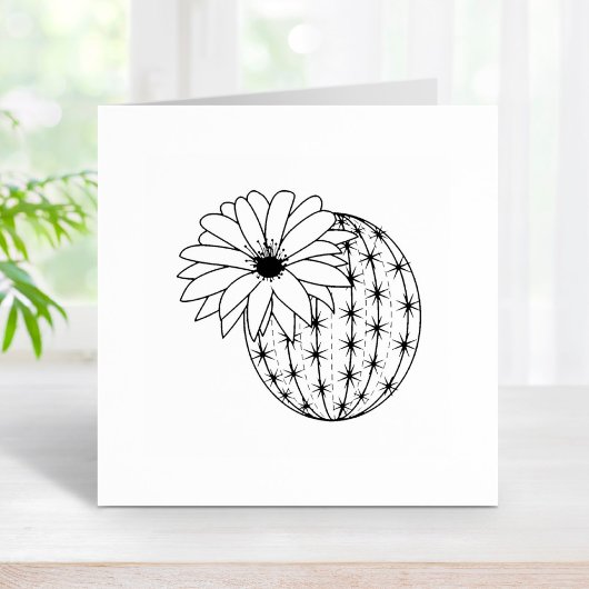 Tampons Encreurs Fleur Cactus