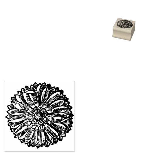 Tampons Encreurs Fleur d'anémone minuscule Fleur Botanique (Tamponné)