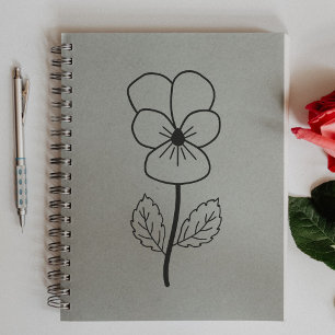 Tampons Encreurs Fleur d'art de la lignée de sansy sauvage botaniqu