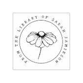 Tampons Encreurs Fleur De Faisy Rustique De La Bibliothèque Livre (Impression)