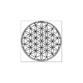 Tampons Encreurs Fleur de la vie Timbre en encre (Impression)