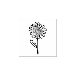Tampons Encreurs Fleur de marguerite rustique et Art folklorique de