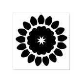 Tampons Encreurs Fleur de tournesol joyeux et joyeux (Impression)