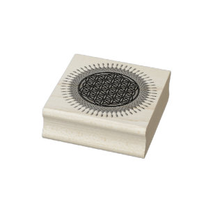 Tampons Encreurs Fleur de vie / Blume des Lebens - SUNNY orange