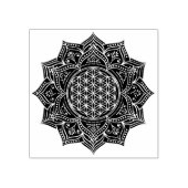 Tampons Encreurs Fleur de vie - LOTUS ornements or I (Impression)