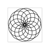 Tampons Encreurs Fleur De Vie Timbre En Caoutchouc (Impression)