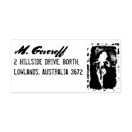 Tampons Encreurs Fleur Iris colorée (Impression)