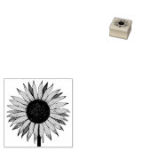 Tampons Encreurs Fleur jaune tournesol (Tamponné)