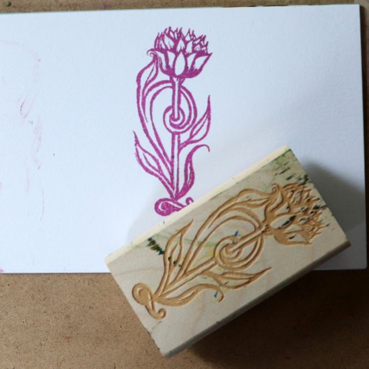 Tampons Encreurs Fleur Lotus