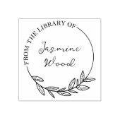 Tampons Encreurs Fleur personnalisée de la bibliothèque de (Impression)