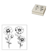 Tampons Encreurs Fleur sauvage (Tamponné)