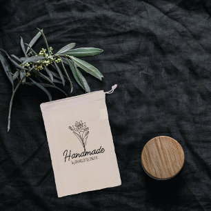 Tampons Encreurs Fleur sauvage artisanal simple, personnalisé