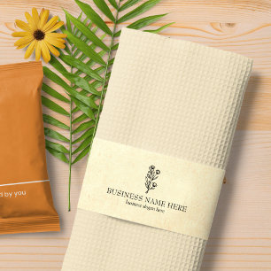 Tampons Encreurs Fleur sauvage élégante personnalisée