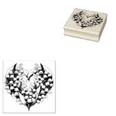 Tampons Encreurs Fleur Wreath Heart Spring Love Nature Gardener (Tamponné)