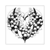 Tampons Encreurs Fleur Wreath Heart Spring Love Nature Gardener (Impression)