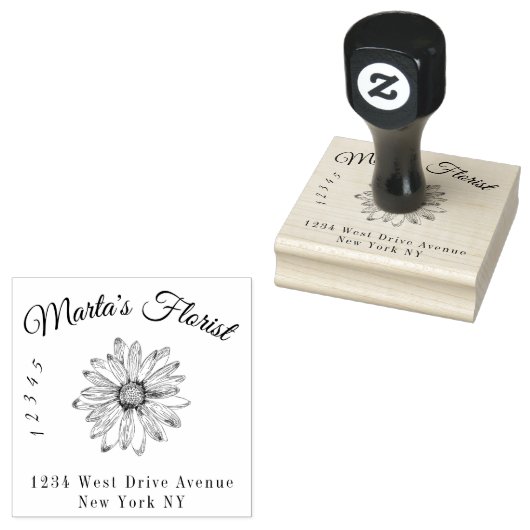 Tampons Encreurs Fleuriste (Tamponné)