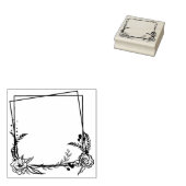 Tampons Encreurs Fleurs Carrés Botaniques, Cadre Journal (Tamponné)