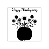 Tampons Encreurs Fleurs d'action de grâce en Citrouille personnalis (Impression)
