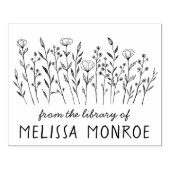 Tampons Encreurs Fleurs d'art en ligne simple fleur sauvage Pré PER (Impression)