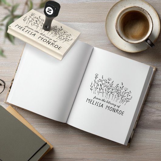 Tampons Encreurs Fleurs d'art en ligne simple fleur sauvage Pré PER