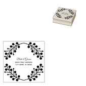 Tampons Encreurs Fleurs d'or du mariage rustique (Tamponné)