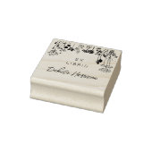 Tampons Encreurs Fleurs Rustiques Bibliothèque Moderne Écriture Per (Tampon)