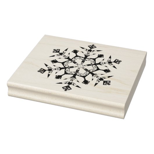 Tampons Encreurs Flocon de neige Abstrait 2 motif timbre art (Tampon)