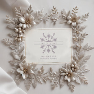 Tampons Encreurs Flocon de neige chic moderne Noël & Hiver Famille 