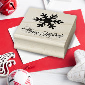 Tampons Encreurs Flocon de neige écriture stylée Joyeuses Fêtes