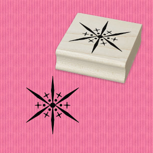 Tampons Encreurs Flocon de neige Lignes géométriques Stylo d'art en