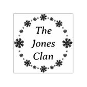 Tampons Encreurs Flocon de neige mignonne Moderne Élégant Minimalis (Impression)