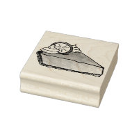 Floride Clé Lime Keylime Pie Slice Dessert Timbre